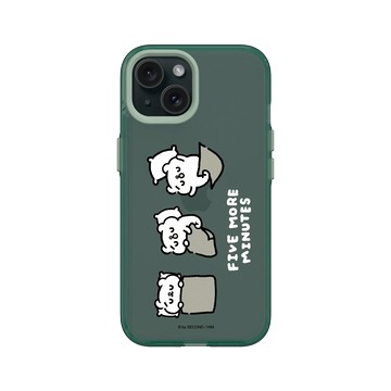 iPhone 15 Clear 憂墨綠 - 爽爽貓 Song Song Meow by SECOND - Five More Minutes