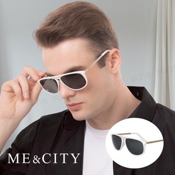 【SUNS】ME&CITY 韓版飛行員太陽眼鏡 抗UV400 (ME 1100 W01)