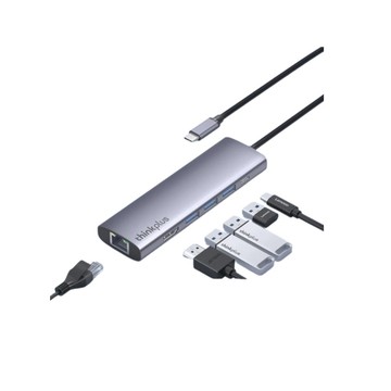 LENOVO TYPE-C HUB USB3.0 LAN HDMI 六合一 集線器  多接口轉換器