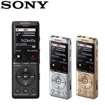SONY ICD-UX570F 4GB 多功能數位錄音筆黑