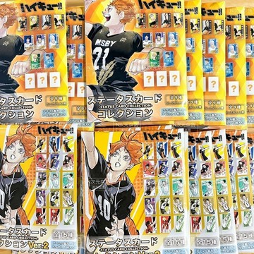 官方正版 免運 正版 js限定 排球少年 原畵 亞剋力數據 卡一彈 二彈 日嚮 影山 及川 研磨 全新未拆