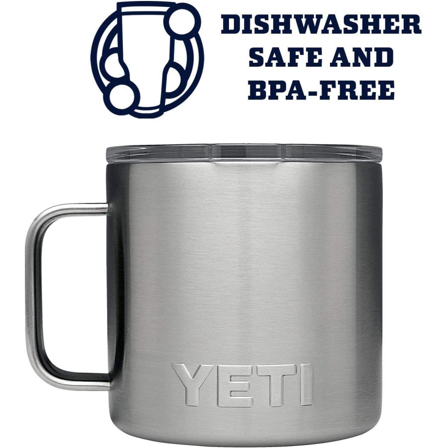 YETI イエティ ランブラー 14oz マグ マグスライダー蓋付き 保冷 保温 Rambler oz Mug With Magslider Lid