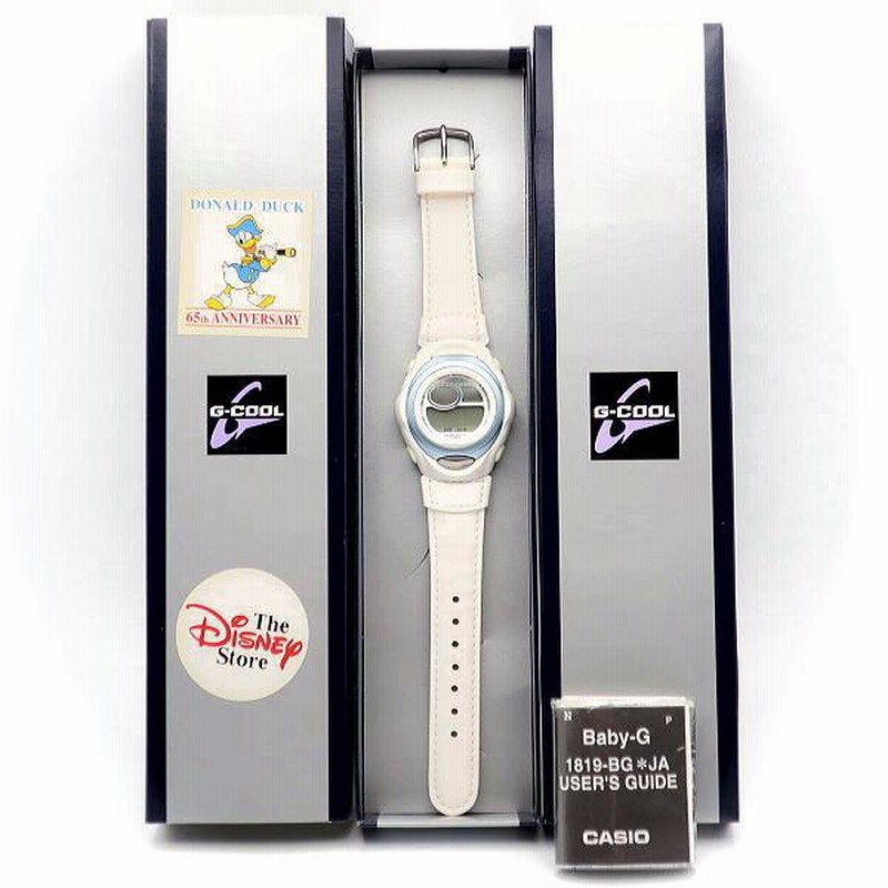 【お買い得！】 50％off！ ディズニー ドナルド 1999バースデーウォッチ Baby-G ドナルド・ダック