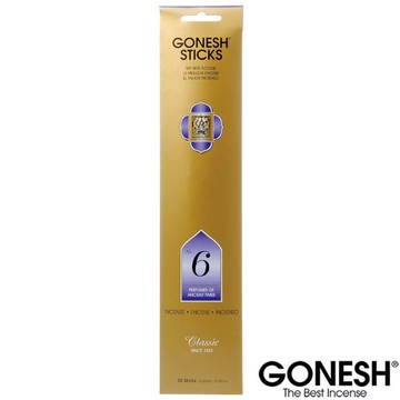 美國 GONESH NO.6 ANCIENT TIMES 6號 遠古記憶 芳香精油 線香 (20枝入)