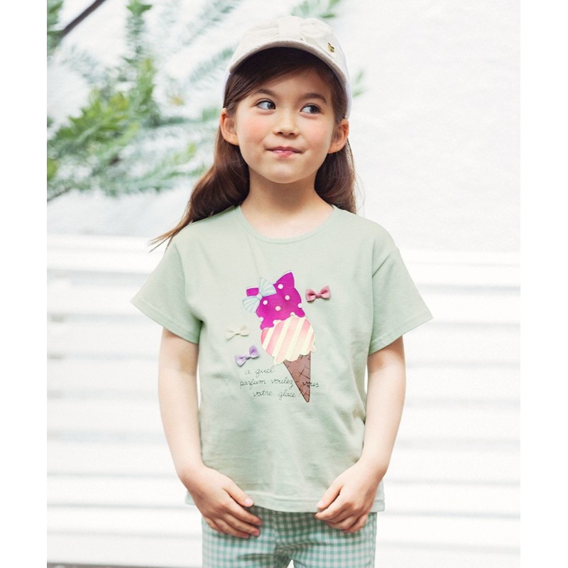 エニファム 120 うさぎポシェット Ｔシャツ - トップス