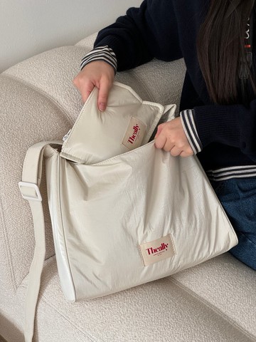 韓國 The Ally | TRUDI BAG (附化妝包) | 白色 | 手袋 單肩包