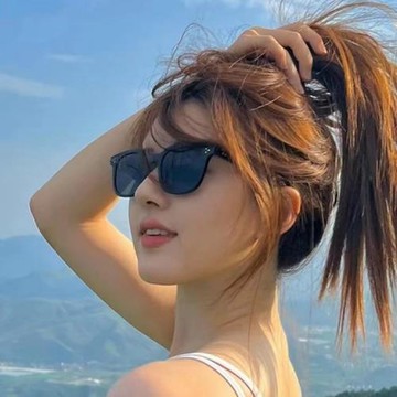 趙露思同款墨鏡女士2024新款防紫外線夏潮小臉高級感男太陽鏡眼鏡