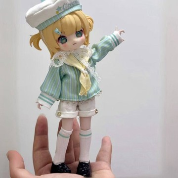 (僅娃衣)薄荷棒棒糖娃衣套裝 12分bjd娃娃衣服 ob11娃衣換裝