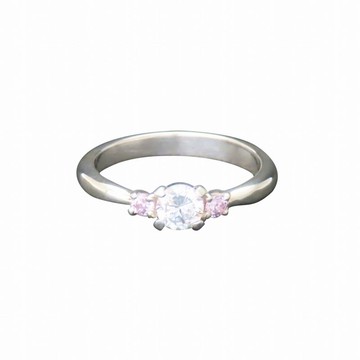 寶石戒指 925 純銀【免費鐫刻】戒指 戒台 誕生石 天然石 女款 純銀飾品 聖誕節 生日 贈禮 CZ