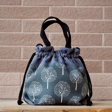 三合一肩背/斜背/手提束口水桶包 ~ 小樹苗(A49)