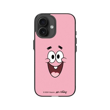 iPhone 16 Clear (相機按鈕) 酷墨灰 - 海綿寶寶 SpongeBob - 派大星
