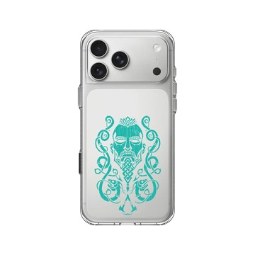 iPhone 17 Pro Max Clear Case（相機按鈕） 透明 - Assassin's Creed - Valhalla - Viking Art