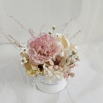 永生康乃馨盆花|生日求婚結婚捧花永生乾燥花聖誕節禮盒交換禮物