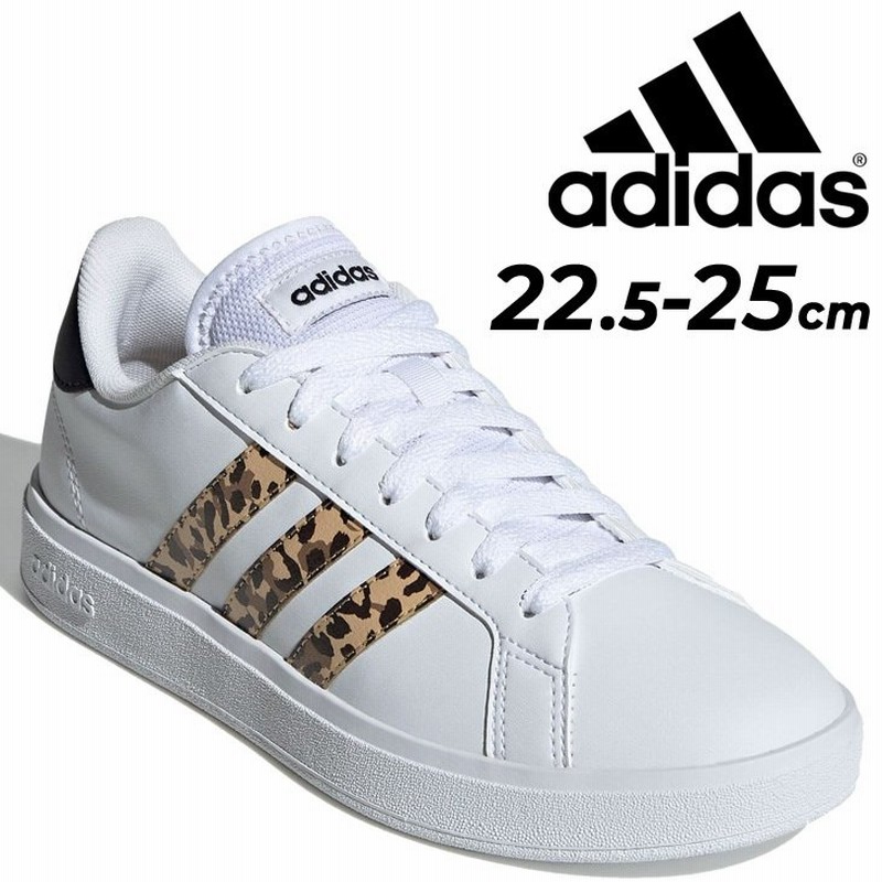 Adidas スニーカー レディース 靴 シューズ アディダス グランド ローカット 女性 白 ホワイト系 くつ Lqd74 通販 Lineポイント最大get Lineショッピング