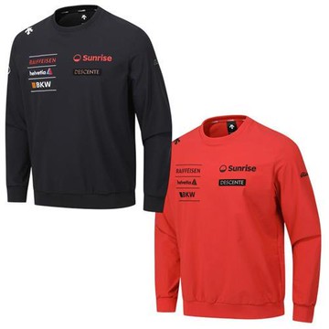 Descente 迪桑特 長袖上衣 男裝 奧迪 瑞士滑雪隊 黑/紅 SQ321SWH91-BLK0/SQ321SWH91-RED0