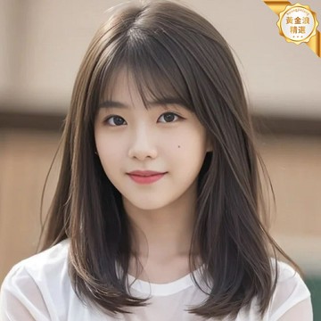 【自然減齡】一體式假髮 全頭套假髮 鎖骨發 仿真人發 輕薄透氣 無痕內網 時尚通勤 中老年白髮遮擋