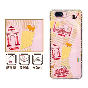 反骨創意 realme 全系列 彩繪防摔手機殼-世界旅途2-寶萊塢