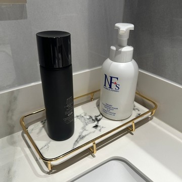 【帕斯特收納生活】歐風典雅洗手台面置物架單層-小號 桌面化妝用品收納架 浴室 梳妝台 化妝桌上收納架