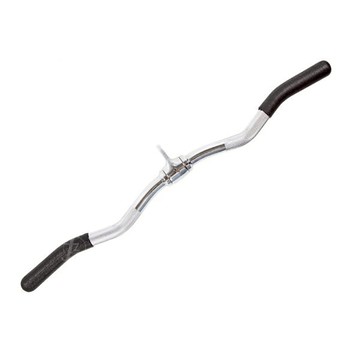 包膠W字拉力桿(Cable滑輪機配件/拉力器/拉背把手/波浪型拉桿/重訓配件/臂力)