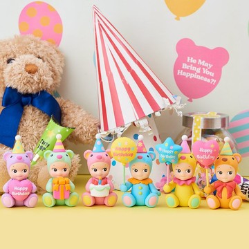 Sonny Angel│Bear 經典生日系列2 生日熊盒玩公仔(盒裝12入)