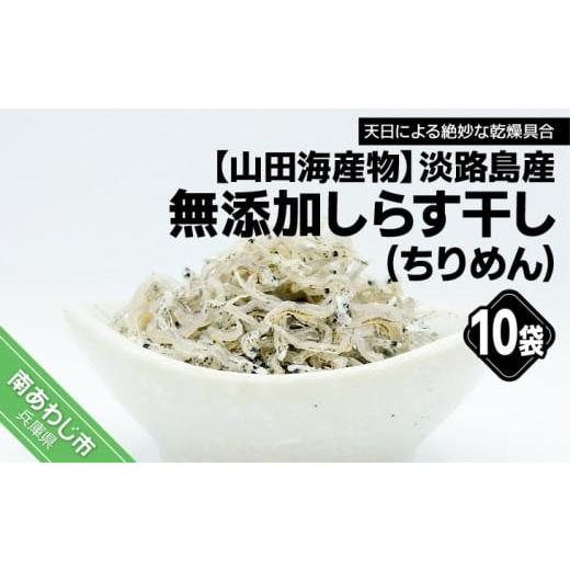 ふるさと納税 兵庫県 南あわじ市 淡路島産 無添加、しらす干し（ちりめん）60ｇ×10袋入り