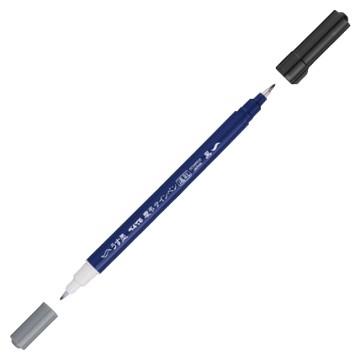 【 Pentel 飛龍 】速乾慶弔雙頭簽字筆 黑+淡墨 /支 XSESWPD30