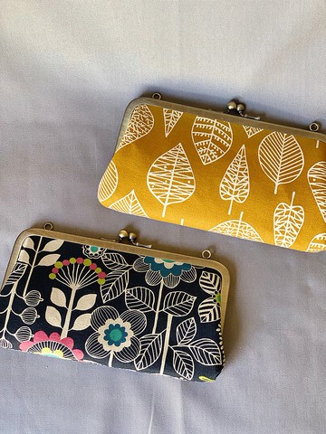 口金包 口金長夾 手拿包 錢包 肩背包 腕包 親子口金/花葉系