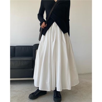 拖延癥 / 強推 自制內里拼紗重工蓬蓬白裙 超A白色半身裙