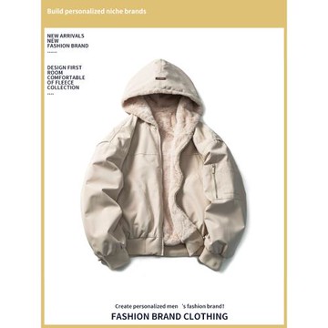 RUNFENG「小眾設計感」好物精選丨冬季兩面穿加絨連帽仿兔絨棉衣