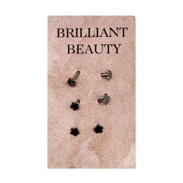 Brilliant Beauty 耀眼美人 迷你小花養耳棒耳環 過爐款 Set 6個  1組