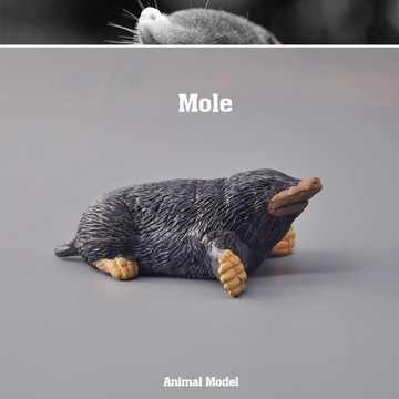 外單正品 正版仿真動物模型 鼴鼠 男孩兒童玩具
