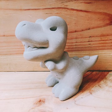 〖T-bone〗寶寶愛玩耍-小暴龍水泥 擴香石擺飾 聖誕 交換禮物