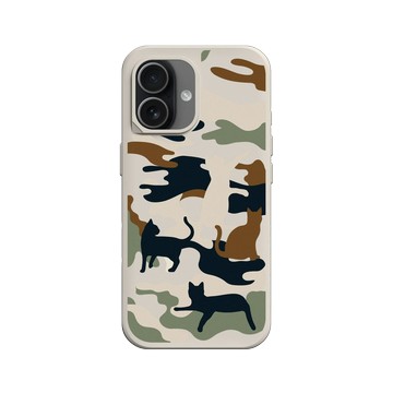 iPhone 17 SolidX 貝殼灰 - Camouflage / 迷彩 - 喵迷彩-黑