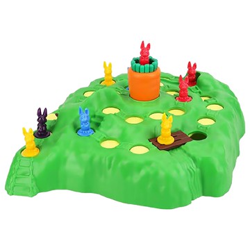 海山媽咪 龜兔越野競賽/兔子越野賽遊戲組  兔子 多色  1組