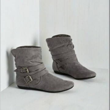 2019 winter women flat boots ladies warm shoes43碼女棉靴女靴