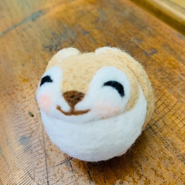 Vigor Squirrel元氣小松鼠羊毛氈鑰匙圈