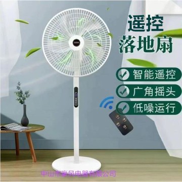 風扇落地扇電風扇家用落地遙控立式搖頭靜音循環落地風扇跨境外貿