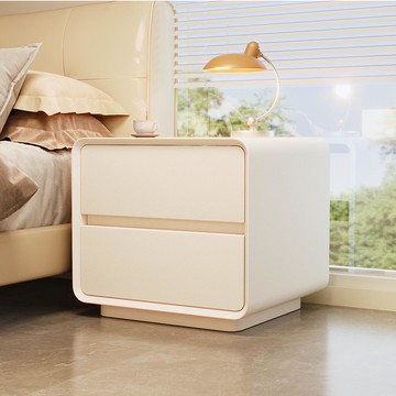 免運附發票 工廠直銷 可批發 茶幾實木茶幾免安裝小型奶油風落地家用臥室儲物櫃現代輕奢櫃子 現貨立發pyy7025