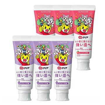 [COSCO代購5] C147719 Sunstar 三詩達 巧虎兒童牙膏 70公克 X 6入 (葡萄口味 X 3入 + 草莓口味 X 3入)