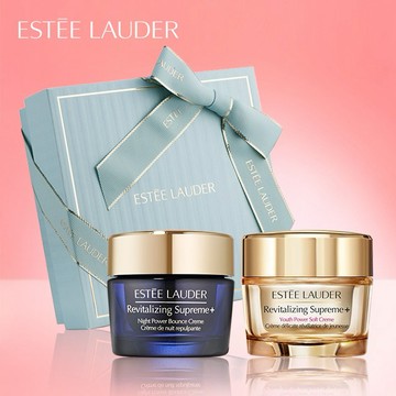 雙霜寵愛🌟360°年輕無死角【Estee Lauder 雅詩蘭黛】日夜年輕膠原精選組(膠原藍霜75ml+膠原霜75ml) | 寵愛自己 禮物推薦 週年慶