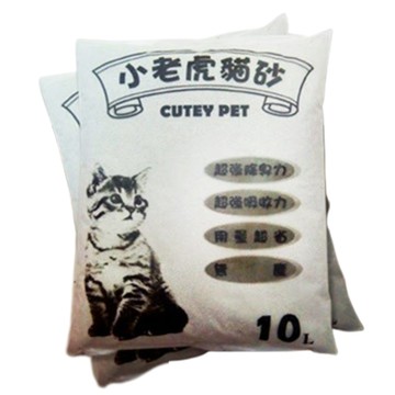 礦砂 特選小老虎Cutey Pet 貓砂- 茉莉花香 -粗砂/細砂-10L(6kg)X3包