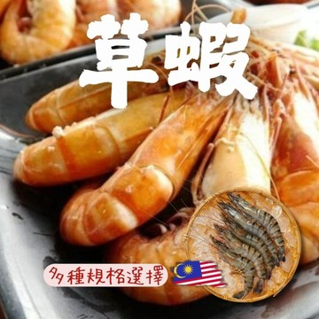 草蝦8隻、草蝦10隻、草蝦12隻 (多規格選擇250g/盒)