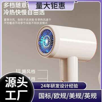 2024發廊吹風機家用大功率理發店電吹風筒靜音速幹大風力負離子有 鑫弘-數碼配件
