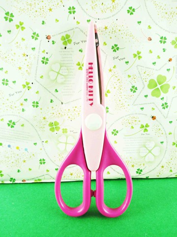 【震撼精品百貨】Hello Kitty 凱蒂貓 HELLO KITTY浪花剪刀-粉色 震撼日式精品百貨