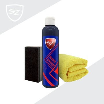 SZ塑料染黑膏250ML(贈鍍膜海綿*1/下蠟布*1)