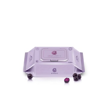 ENBLANC 韓國 銀離子抗菌 輕厚野櫻莓 有蓋隨身包純水濕紙巾 26抽/包