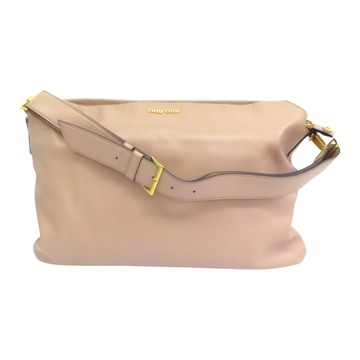 MIU MIU 繆繆 粉色 羊皮 肩背包 【二手名牌BRAND OFF】
