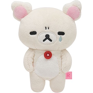 拉拉熊可愛生活表情系列毛絨小公仔。懶妹流淚 San-X