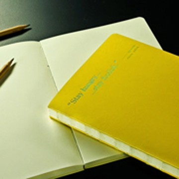 Gee Note唉呦裸線裝筆記本 - 黃色