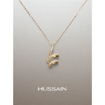 赫生HUSSAIN扶搖原創小眾百搭吊墜鏈女純銀項鏈設計感輕奢鎖骨鏈